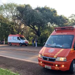 Acidente grave no trevo de acesso  a ERS 344 - Santa Rosa / Tuparendi