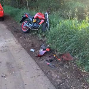 Acidente grave no trevo de acesso  a ERS 344 - Santa Rosa / Tuparendi