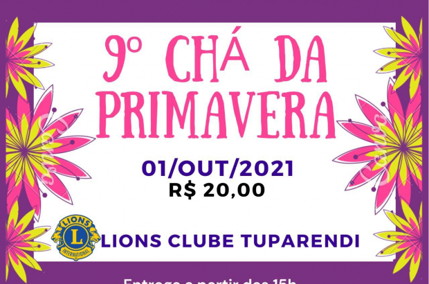 VEM AÍ O CHÁ DA PRIMAVERA