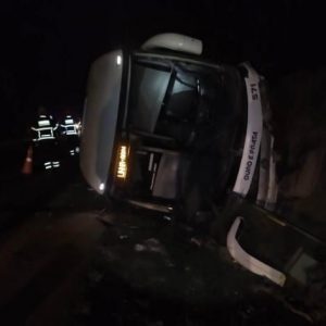 Ônibus da Ouro e Prata que vinha para Crissiumal se envolveu em acidente com morte em São José do Herval