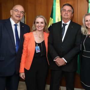 Vereadoras  Daiane Tibulo e Maristela Bloch cumpriram agenda em Brasília