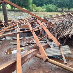 Temporal causou estragos em Linha Alpargatas - Boa Vista do Buricá