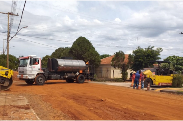 Obras na Rua Piratini