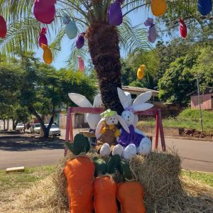 Porto Mauá decorada e linda  para receber turistas no período de Páscoa