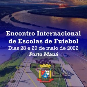 Encontro Internacional de Escolinhas de Futebol será realizado em Porto Mauá