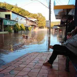Rio Uruguai estabiliza em 12,4 metros em Porto Mauá