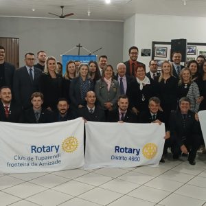 Fundado oficialmente o Rotary Clube Fronteira da Amizade de Tuparendi