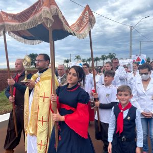 Celebração de Corpus Christi em Tuparendi já aconteceu no novo Parque de Eventos