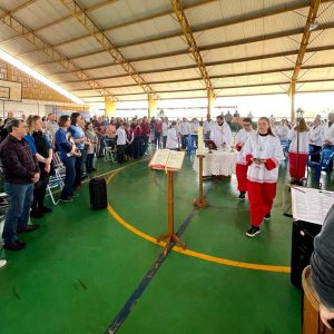 Celebração de Corpus Christi em Tuparendi já aconteceu no novo Parque de Eventos