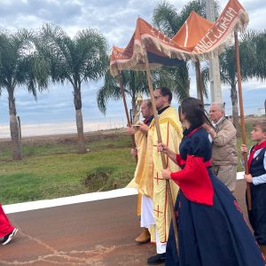 Celebração de Corpus Christi em Tuparendi já aconteceu no novo Parque de Eventos