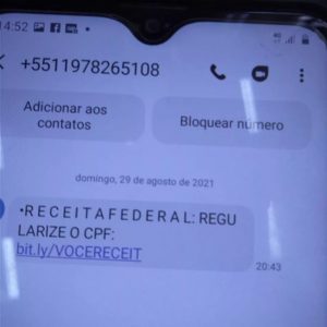 Receita Federal alerta para golpes com pretexto de regularizar CPF