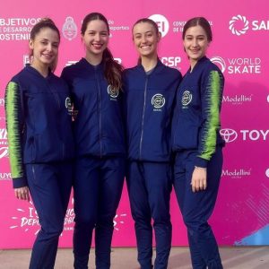 Santarosense é campeã sul-americana de patinação