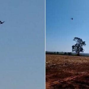 Força Aérea Brasileira intercepta avião carregado com mais de 600 quilos de cocaína