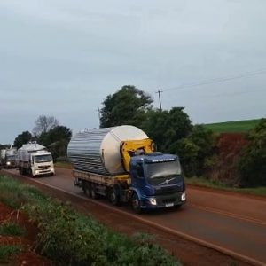 Começam a chegar equipamentos para a fábrica da Doceoli em Tuparendi