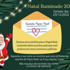 Crianças que escreverem ao Papai Noel concorrerão a prêmios em Tuparendi