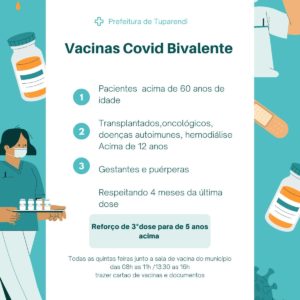 Tuparendi está vacinando com a vacina bivalente