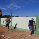 Com apoio do voluntariado Projeto Colorir dá mais vida a muros e prédio do Hospital em Tuparendi