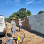 Com apoio do voluntariado Projeto Colorir dá mais vida a muros e prédio do Hospital em Tuparendi