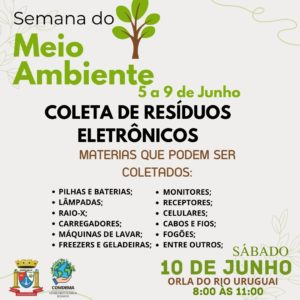 Porto Mauá terá coleta de resíduos eletrônicos durante Semana do Meio Ambiente