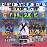 Hoje tem as finalíssimas do Municipal de Futsal de Tuparendi