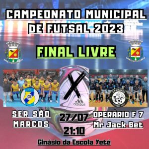 Hoje tem as finalíssimas do Municipal de Futsal de Tuparendi