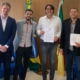 Secretaria de Esportes e Llazer – Dir. de Desenvolvimento Urbano e Metropolitano Willian Schumacher ,  Jorge Aquinno,  Danrlei de Deus  e  Eloir Moreiira