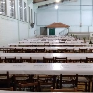 Tudo pronto para o Filó da Aciture hoje a noite!