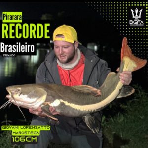 Tuparendiense pesca peixe gigante e bate recorde brasileiro