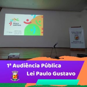 Audiência Pública debateu Lei "Paulo Gustavo" em Tuparendi