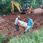 Prosseguem os serviços de manutenção das estradas em Porto Mauá