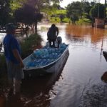 Defesa civil de Porto Mauá  age no atendimento aos atingidos pela enchente do Rio Uruguai