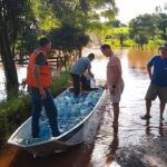 Defesa civil de Porto Mauá  age no atendimento aos atingidos pela enchente do Rio Uruguai