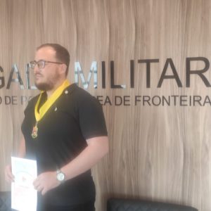 Empresário Fernando Cancian recebe homenagem da Brigada Militar