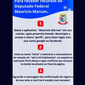 Porto Mauá está participando da emenda do milhão, recurso  destinado para construção do parque de exposições do  município!