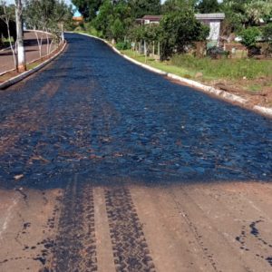 Começa nova etapa de pavimentação em Porto Mauá