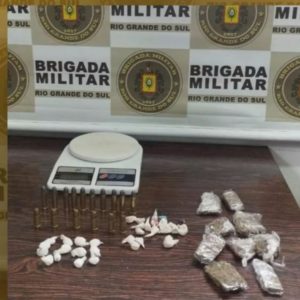 Rapaz de 21 anos é preso por tráfico de drogas em Tuparendi