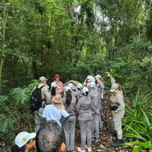 Pelotão Mirim da Brigada Militar visitou trilhas de Porto Mauá